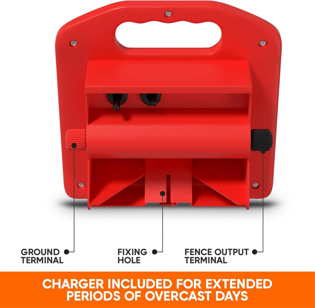 5 Mile Solar Powered Electric Fence Charger F21564