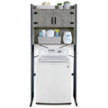 Gray 2-Door Freestanding Storage Cabinet with Adjustable Shelf K360771