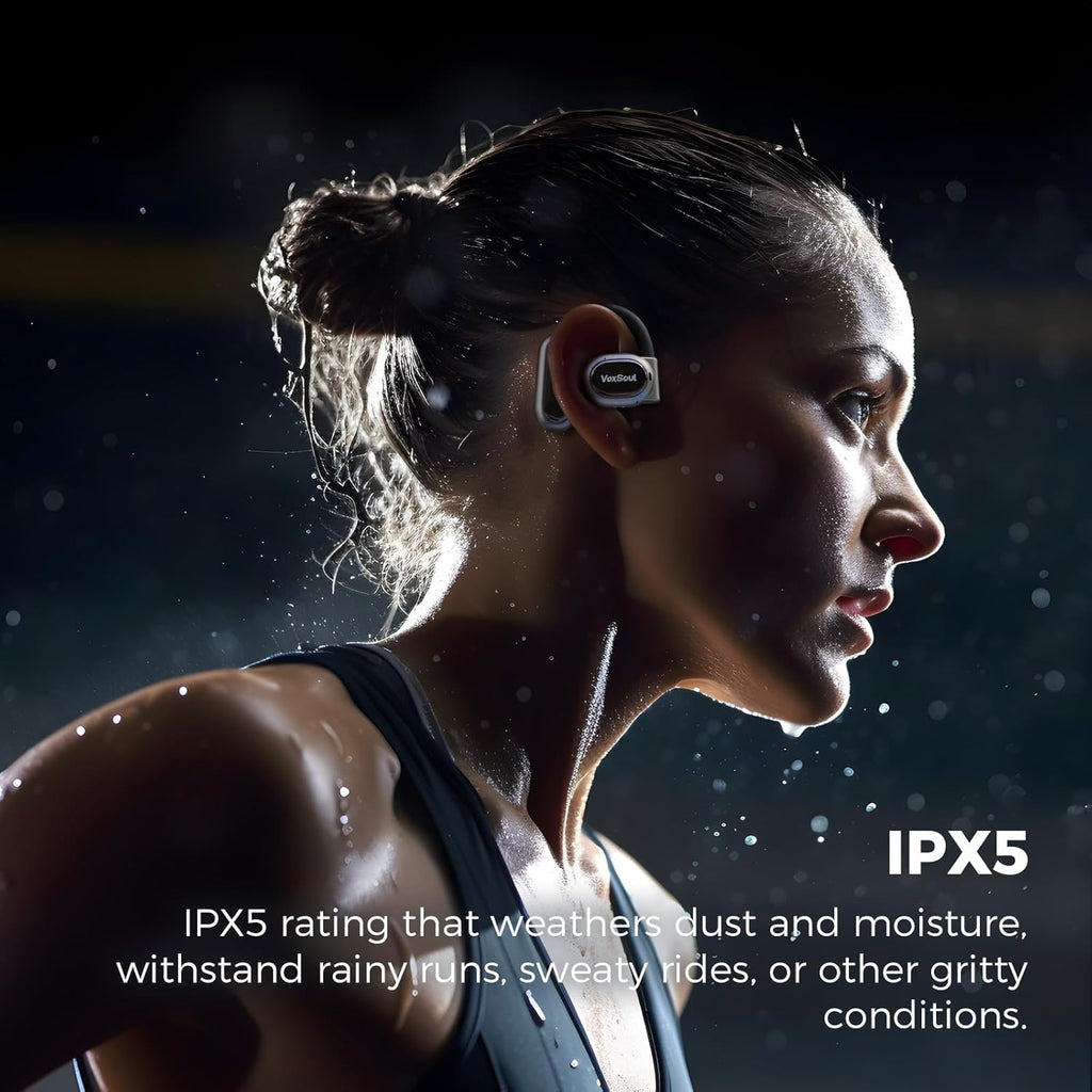 Open Ear Wireless Bluetooth Headphones with 2 Microphone, 55H Play Time S10920
