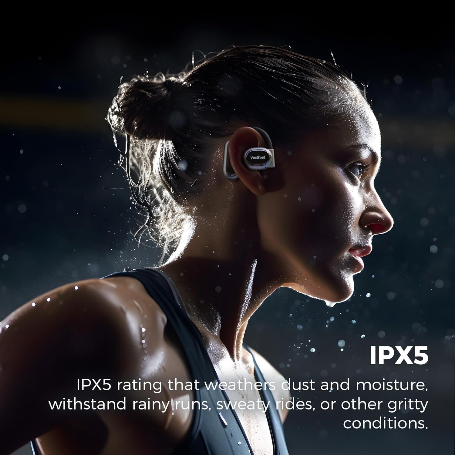 Open Ear Wireless Bluetooth Headphones with 2 Microphone, 55H Play Time S10920