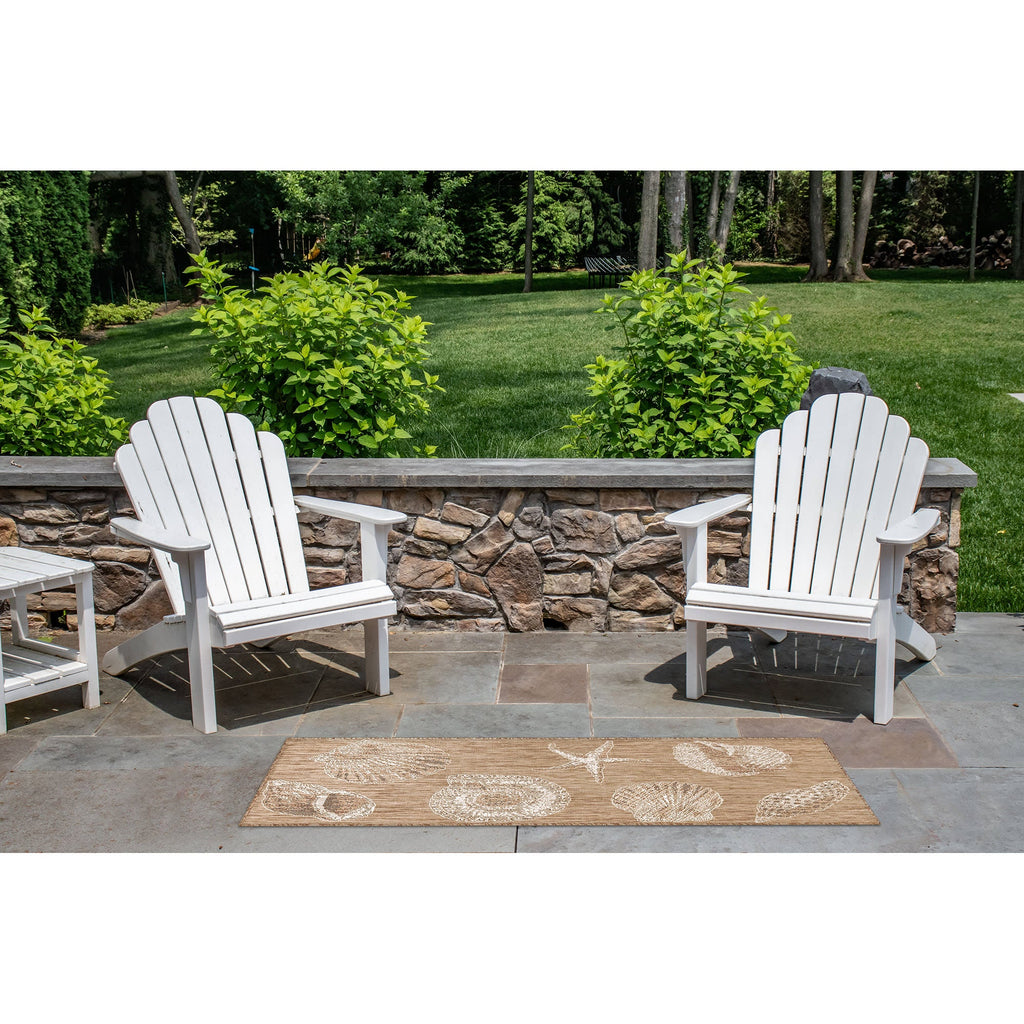 Carmel Shells Indoor Outdoor Area Rug