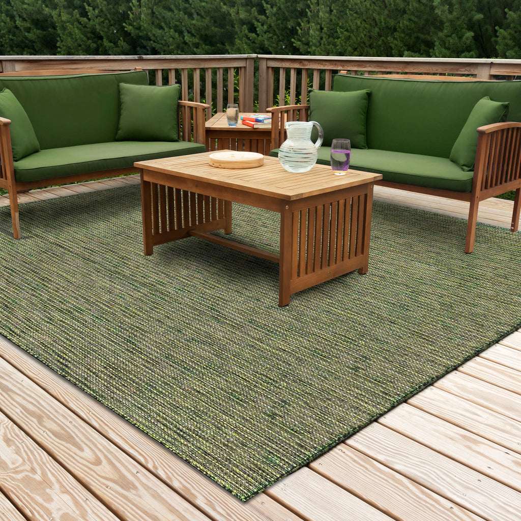 Carmel Texture Stripe Indoor Outdoor Area Rug