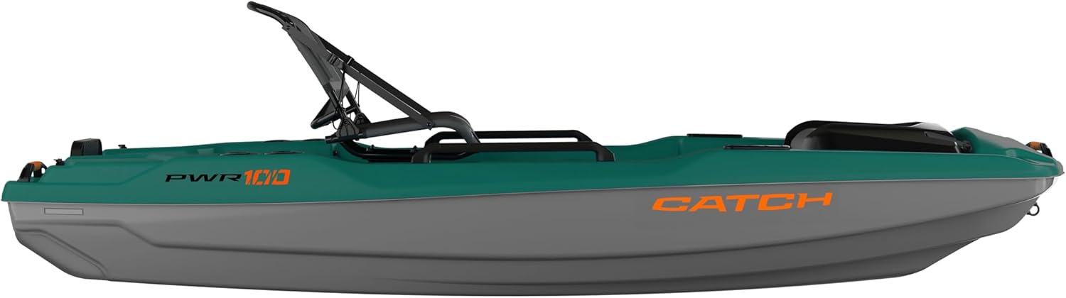 Forest Green Magnetic Grey 10 ft Sit-on-Top Fishing Kayak K736