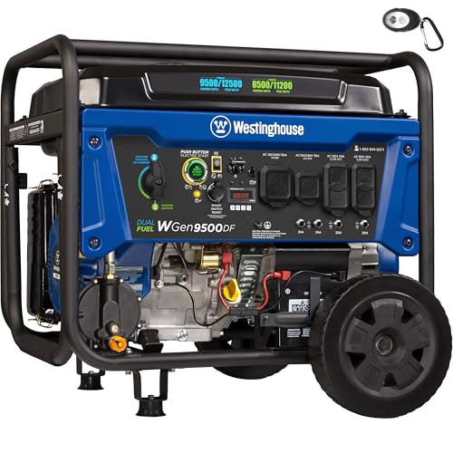12500 Peak Watt Tri-Fuel Portable Generator L151