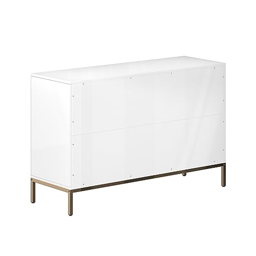 6 Drawer Blue Wood Dresser V480