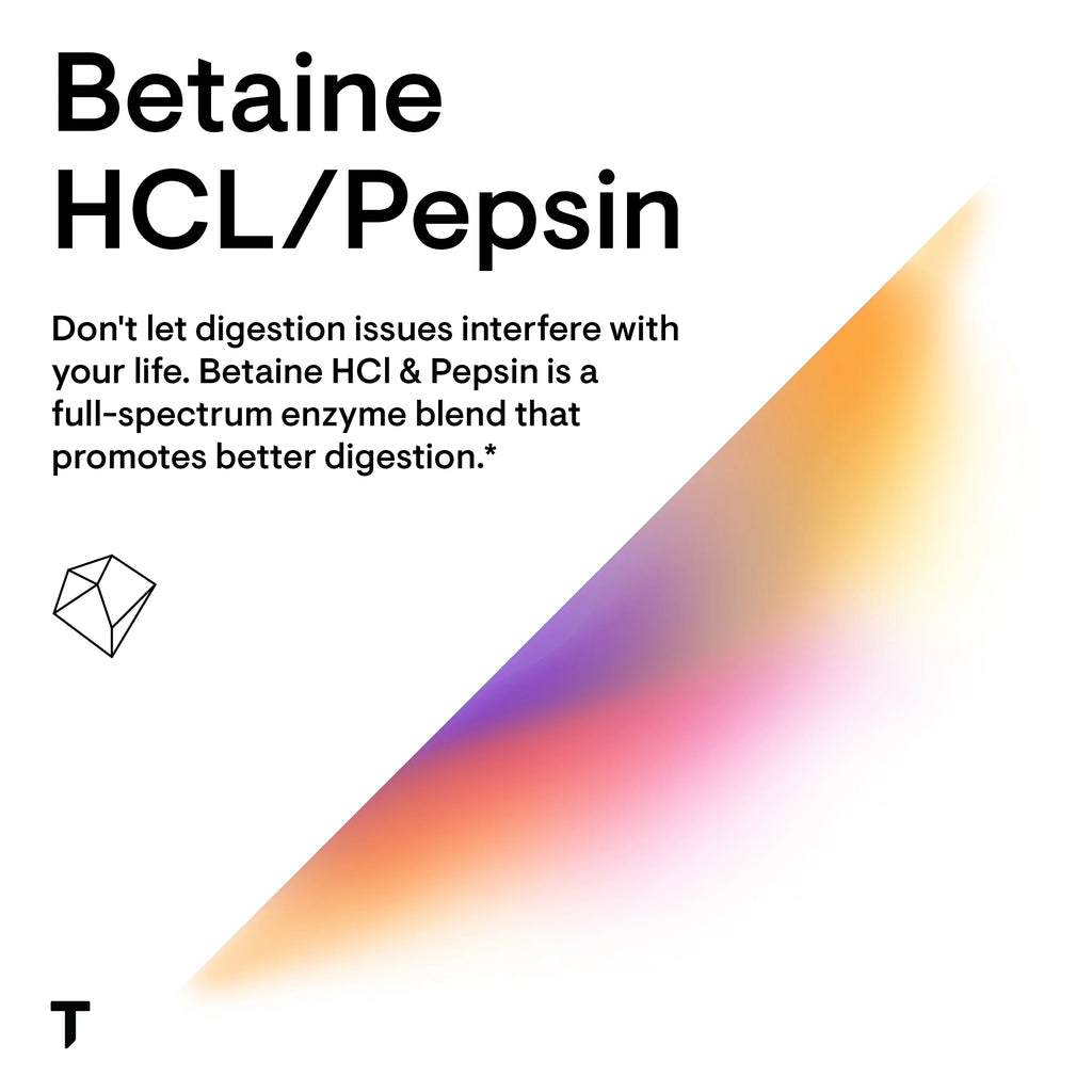 225 Capsules Betaine HCL & Pepsin W86541