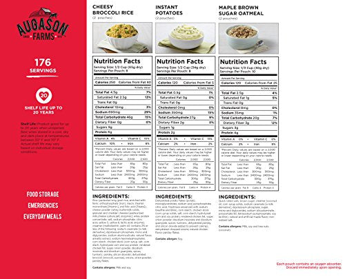176 Servings Dehydrated Meal Kit Variety Pail Z30491