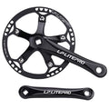 170mm Folding Road Bicycle Crank Arm Set 130 Bike Square Taper Crankset Single Speed Chainring U90885
