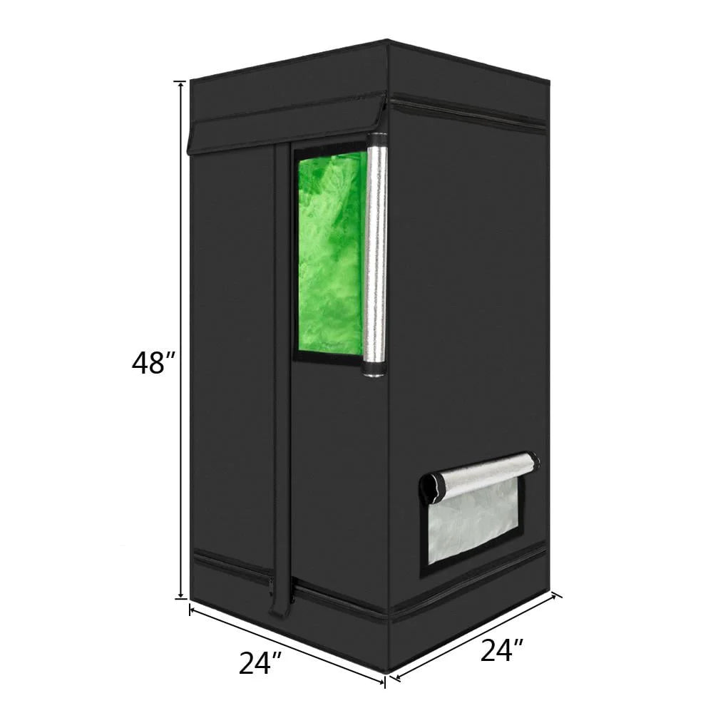 24''X24''X48'' Reflective Hydroponic Grow Tent S689911