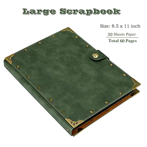 Leather Scrapbook Album 10.8"x8.6" 60 Pages M172044
