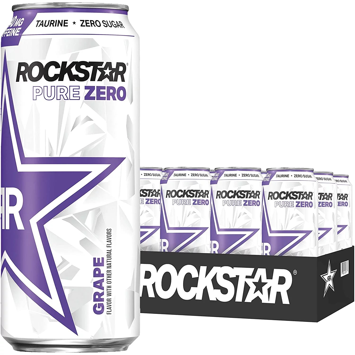 16oz Cans (12 Pack) Grape Energy Drink B839