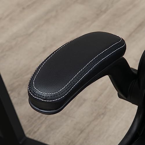 Black Executive Office Chair with Wide Seat O789