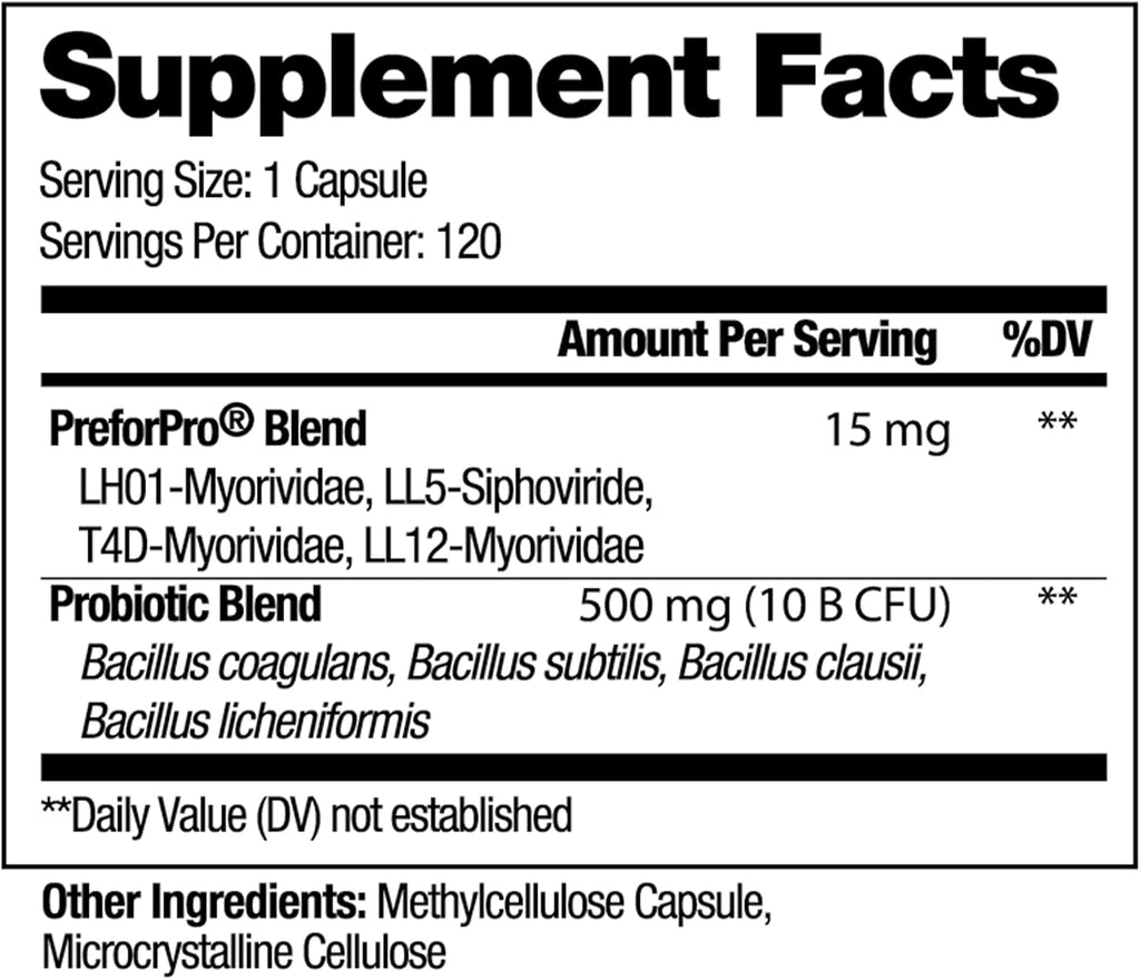 Spore Based Probiotic 120 Capsule C656