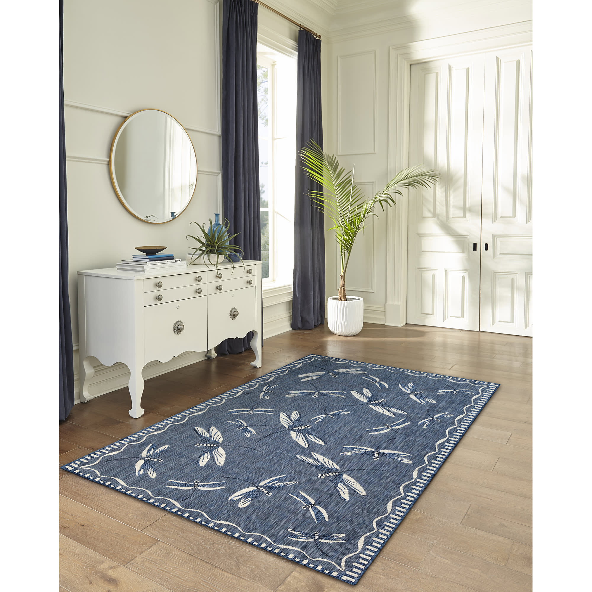 Carmel Dragonfly Indoor Outdoor Area Rug