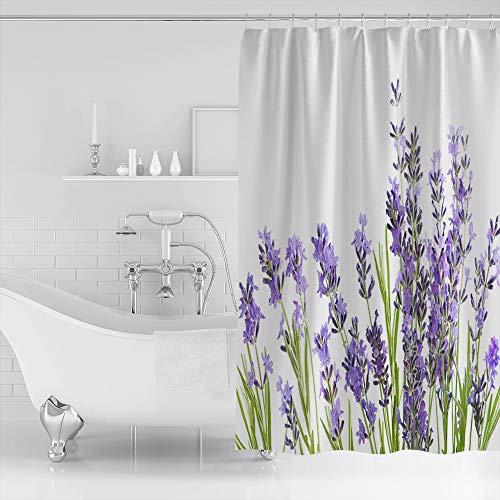 Waterproof Polyester Fabric Shower Curtain 72x78IN P299
