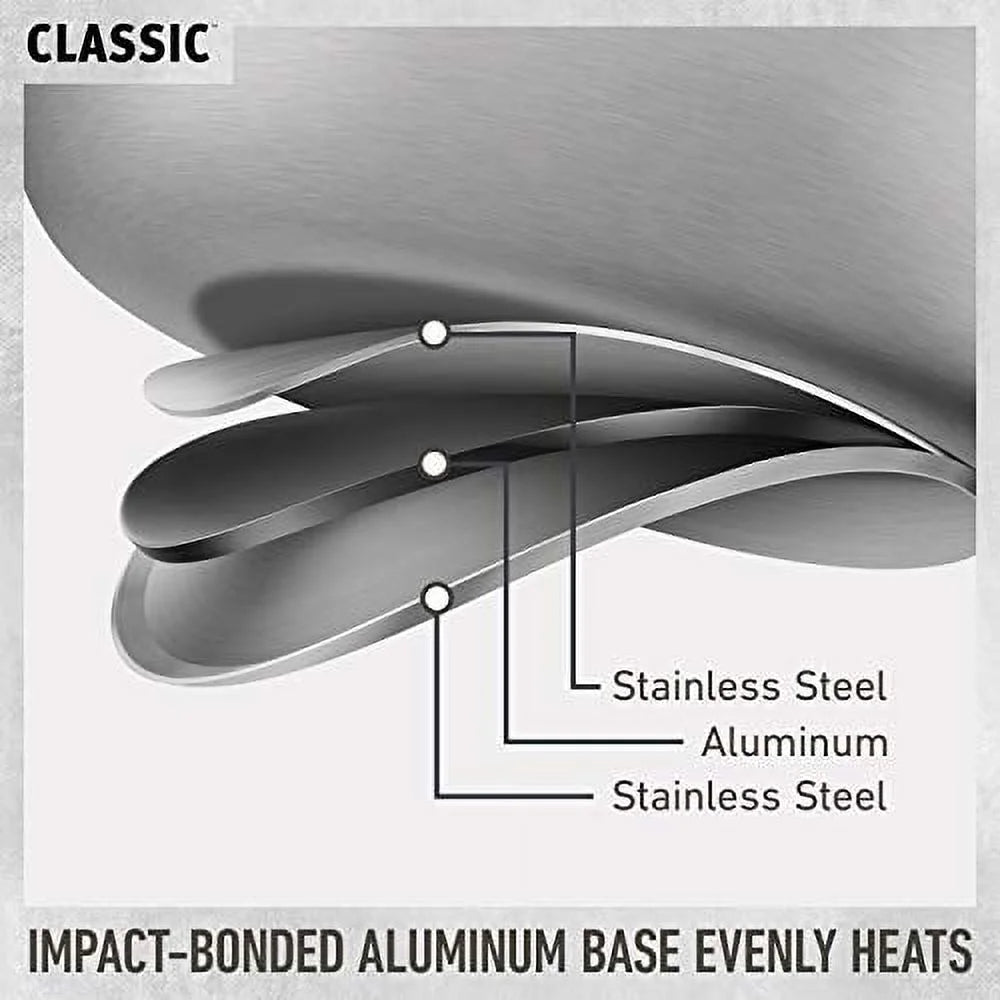 10-Piece Stainless Steel Cookware Set E413227