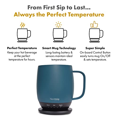 Burgundy 14 oz Self-Heating Coffee Mug V3176
