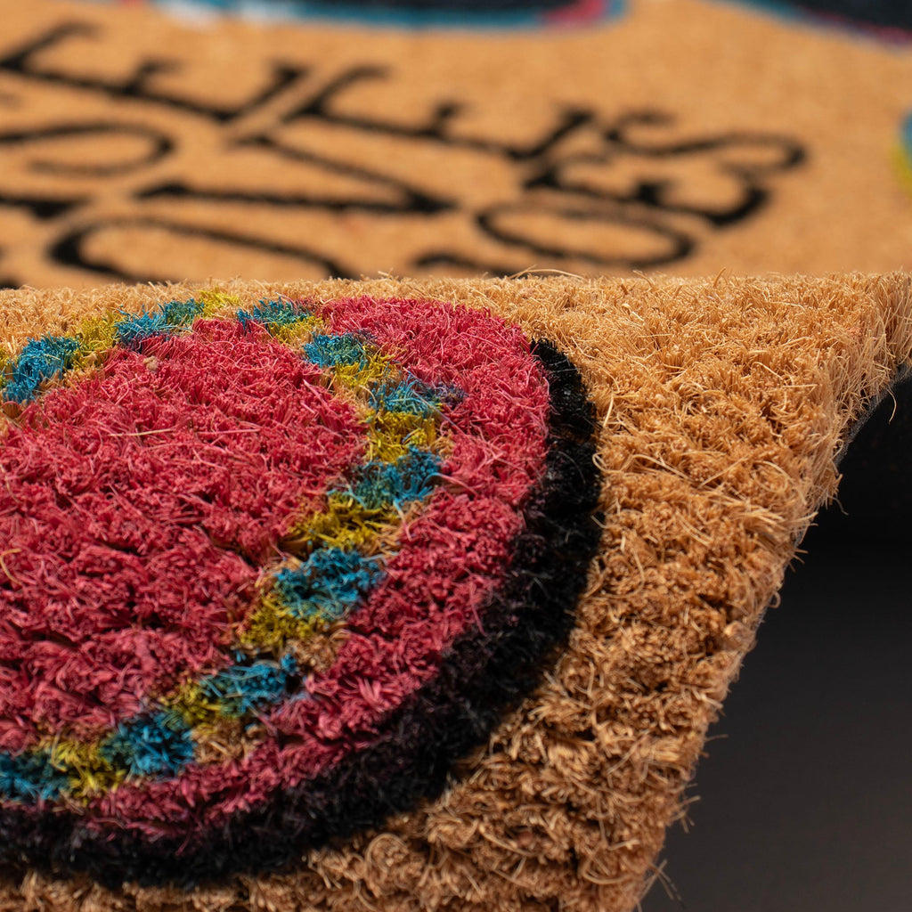 Natura Please Remove Your Shoes Coir Doormat with Non-Slip Backing