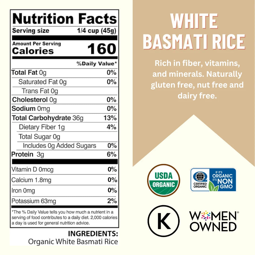 40 lb. White Basmati Rice C236