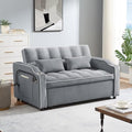 3-in-1 Velvet Convertible Sleeper Sofa Bed E85983
