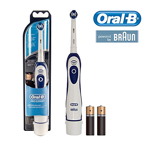 Battery Powered Toothbrush with Replaceable AA Batteries and Precision Clean Brush Head N19141