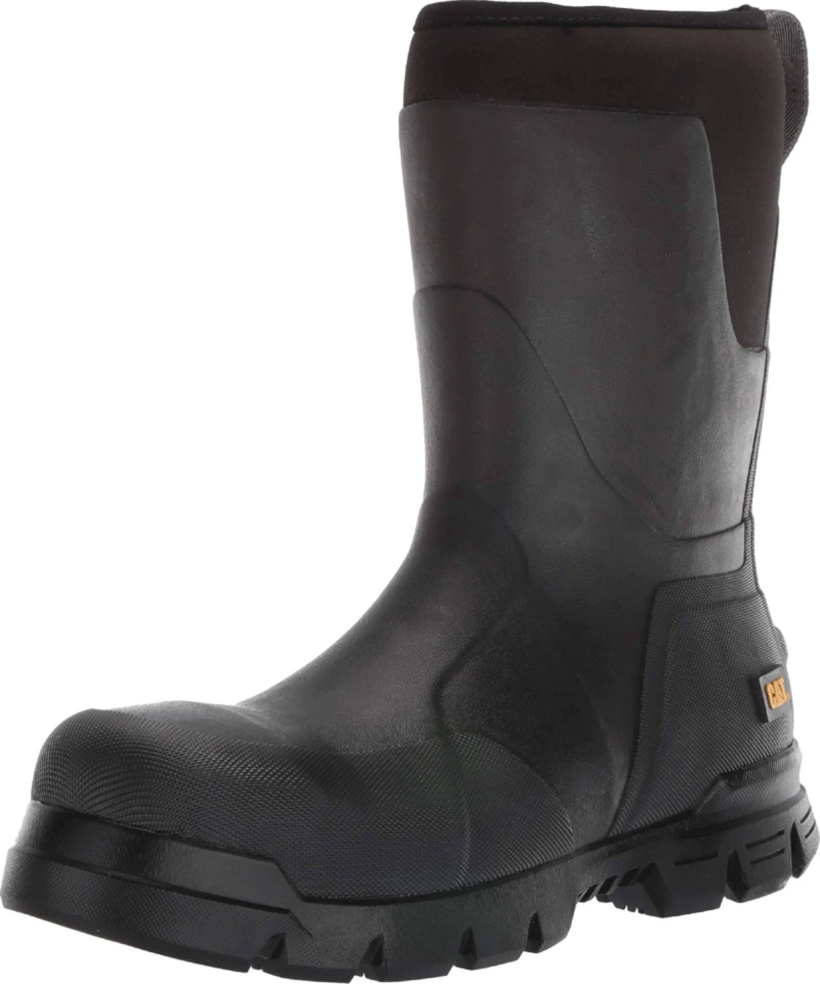 Black Waterproof Steel Toe Rubber Boot H559699