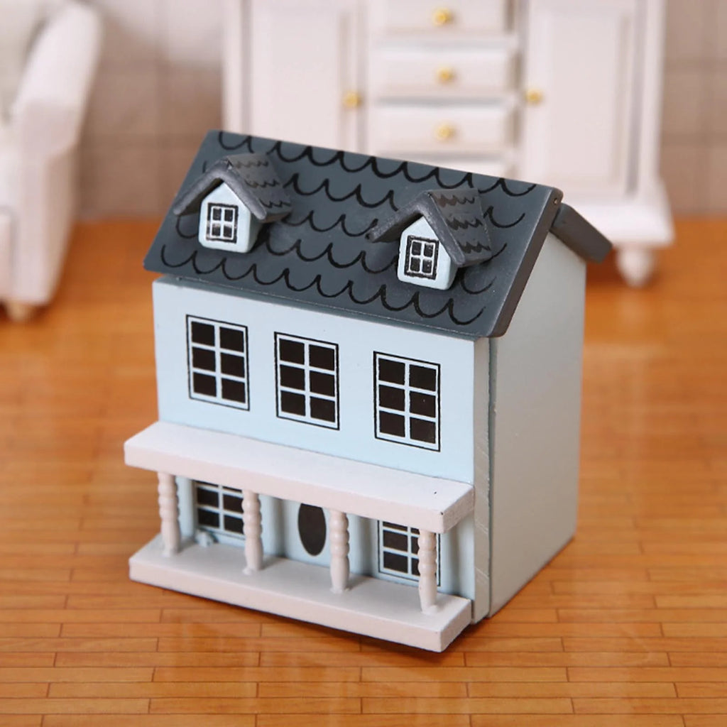 Miniature Villa Dollhouse with Kitchen Furniture Toy L15236
