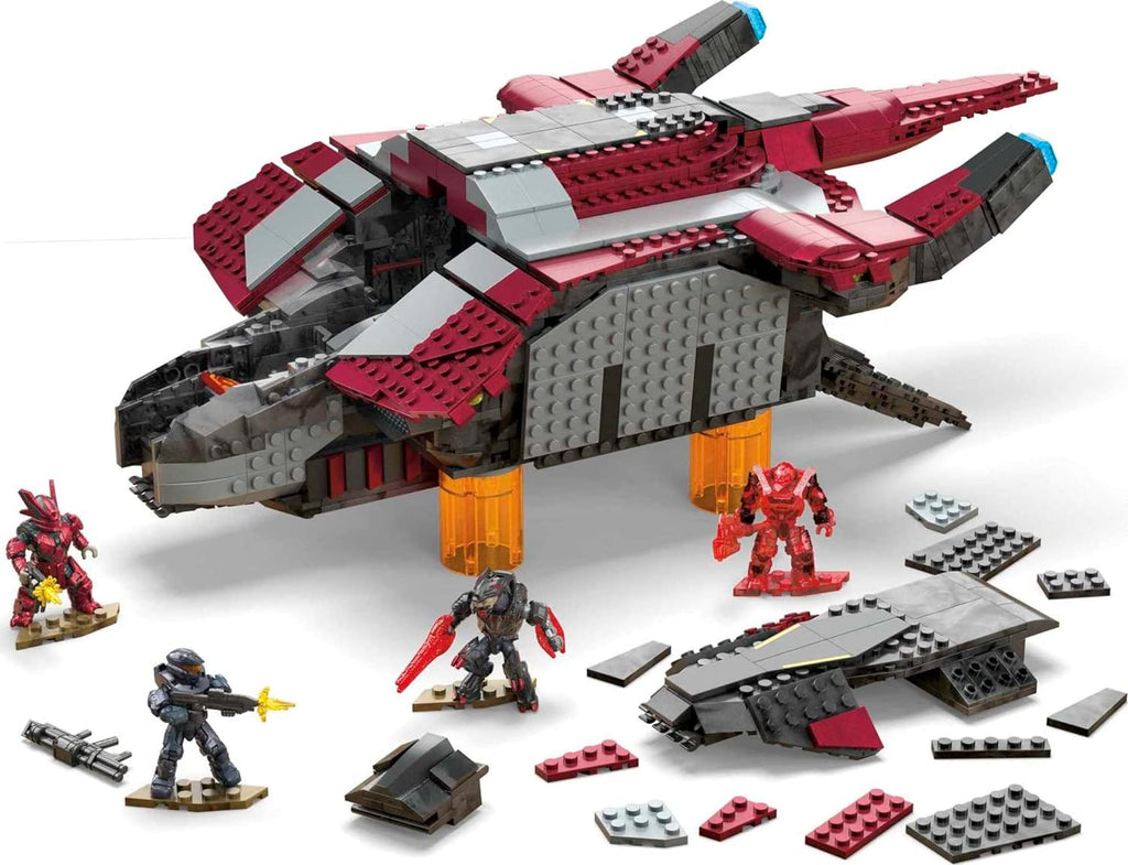 1214 Pieces Banished Phantom Aircraft Building Set with 4 Micro Action Figures Y907