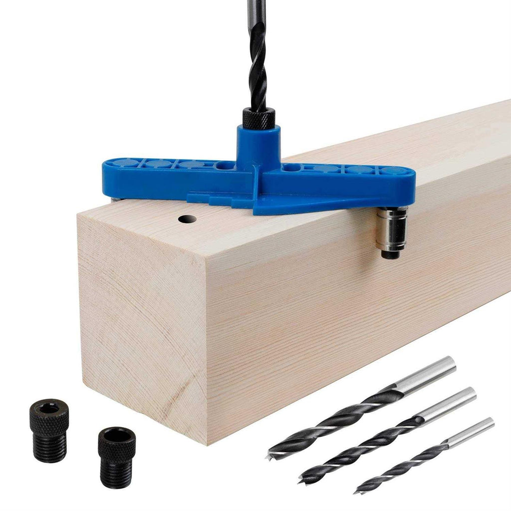 74 pcs handheld dowel jig kit 2 in 1 Center Scriber Line doweling hole jig with Wood Dowels Pins Drill Bits X164
