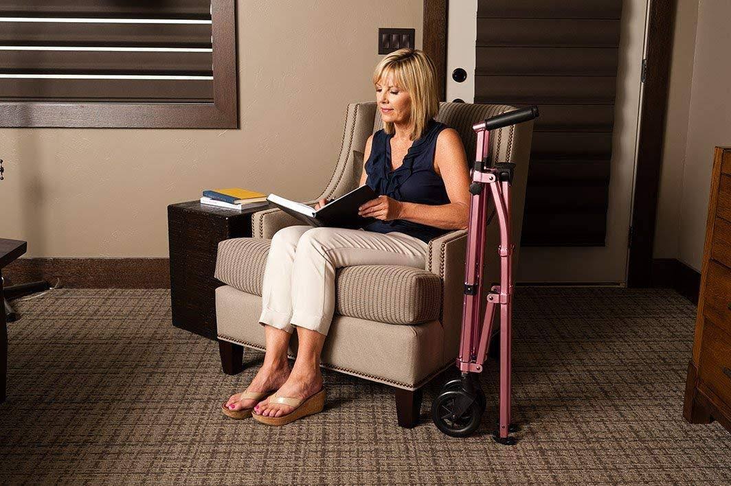 Lightweight Folding Height Adjustable Walker R406469
