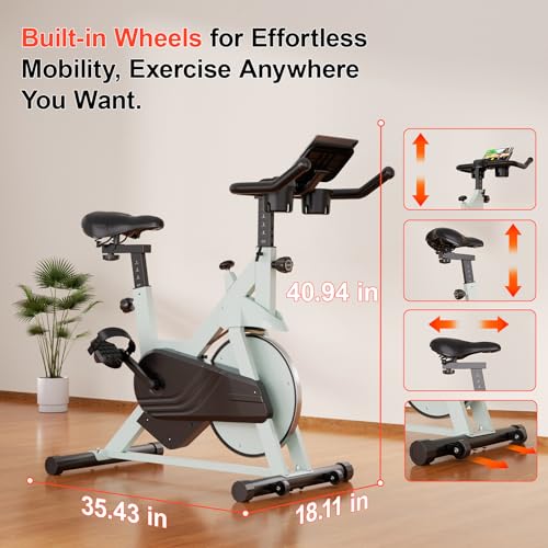 32-Level Magnetic Resistance Stationary Bike with 300lbs Weight Capacity W5988