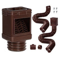 2 Pack Flexible Downspout Extension with Leaf Filter C920959