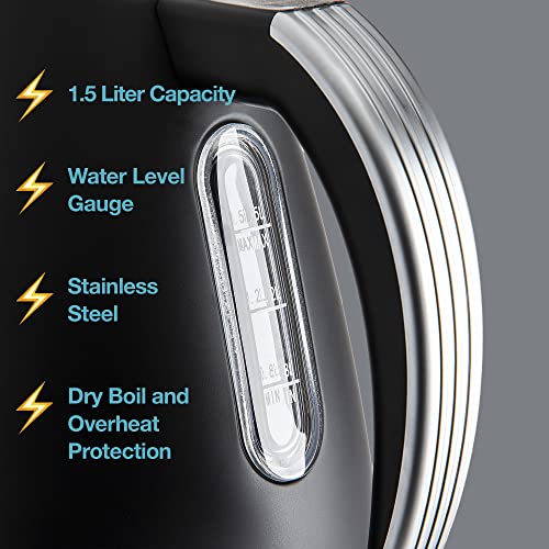 Stainless Steel Electric Water Kettle, 1.5 Liter B451300