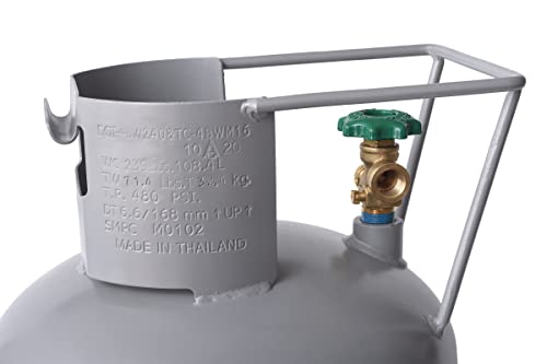 Gray 100 LB Horizontal & Vertical Propane Cylinder C5046