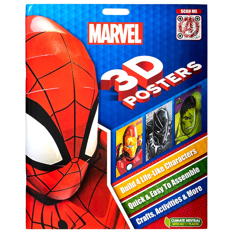 3D Kids Activity Books with Puzzles and Coloring V3936