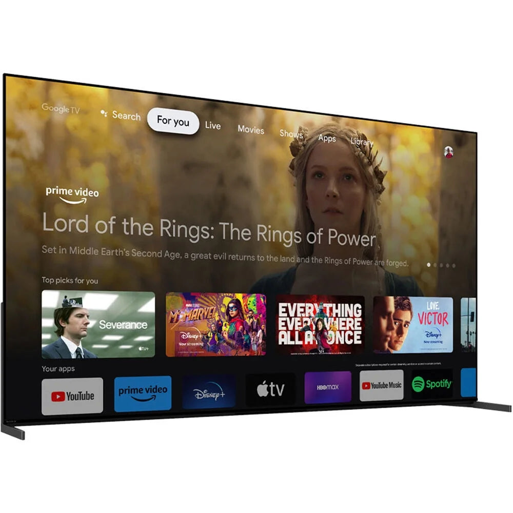 65 inch QD-OLED 4K HDR Smart TV with Google TV Bundle E6508
