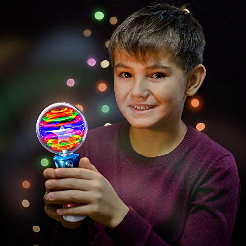 7.5 Inch Light Up Magic Ball Toy Wands, Set of 2 C7772