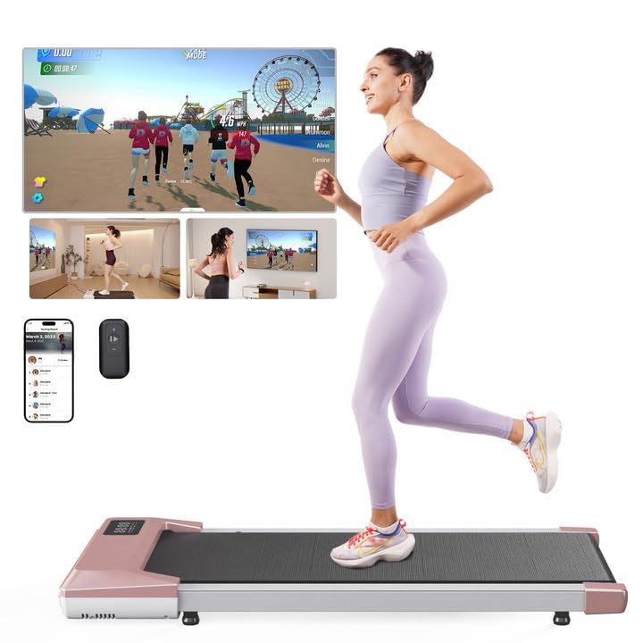 2 in 1 Portable Walking Treadmill with Remote Control N303