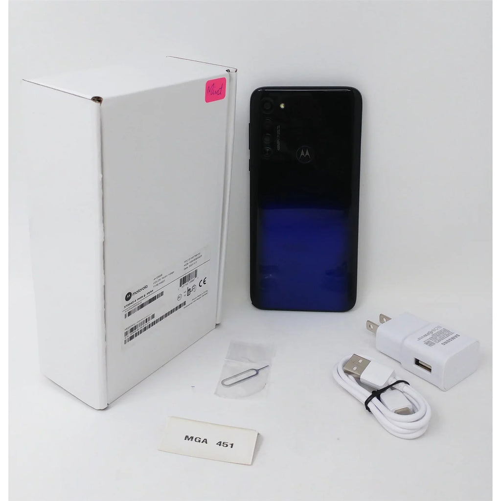 Pre-Owned Motorola Moto G Stylus 128GB+4GB Unlocked Phone Mystic Indigo T538
