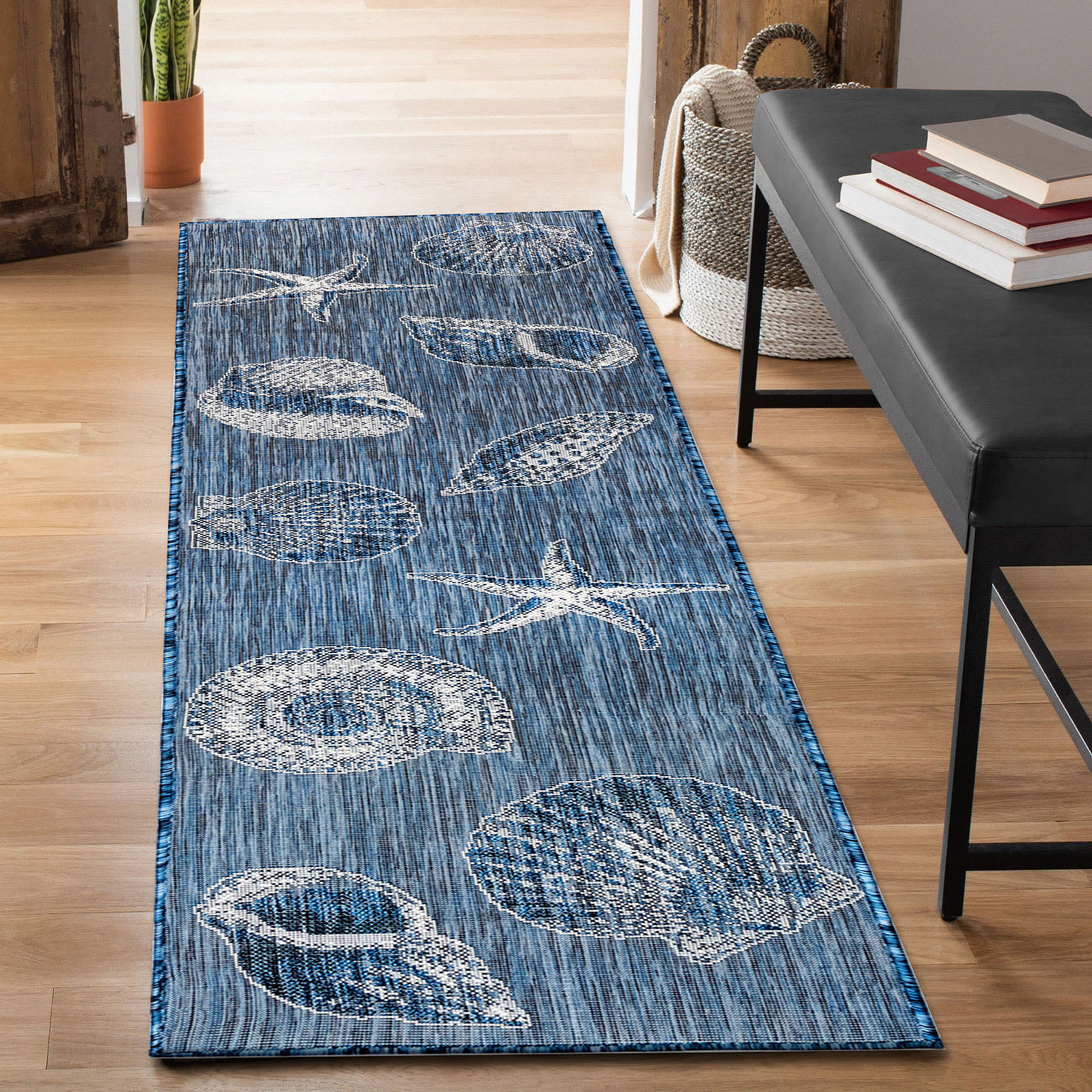 Carmel Shells Indoor Outdoor Area Rug