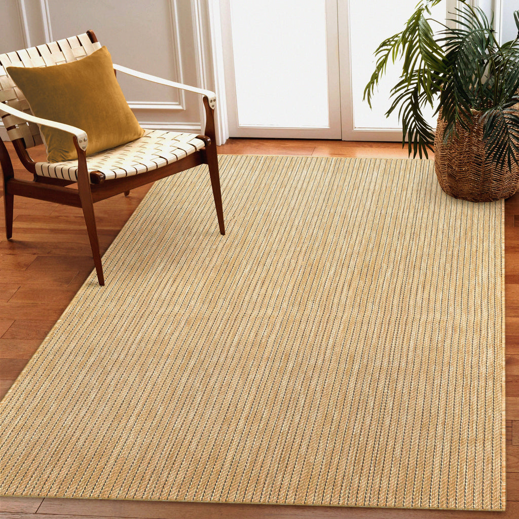 Carmel Texture Stripe Indoor Outdoor Area Rug
