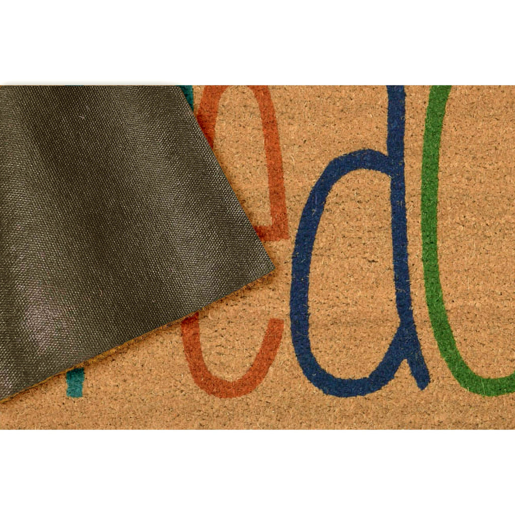 Natura Peace Coir Doormat with Non-Slip Backing
