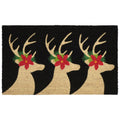 Natura Deer Coir Doormat with Non-Slip Backing