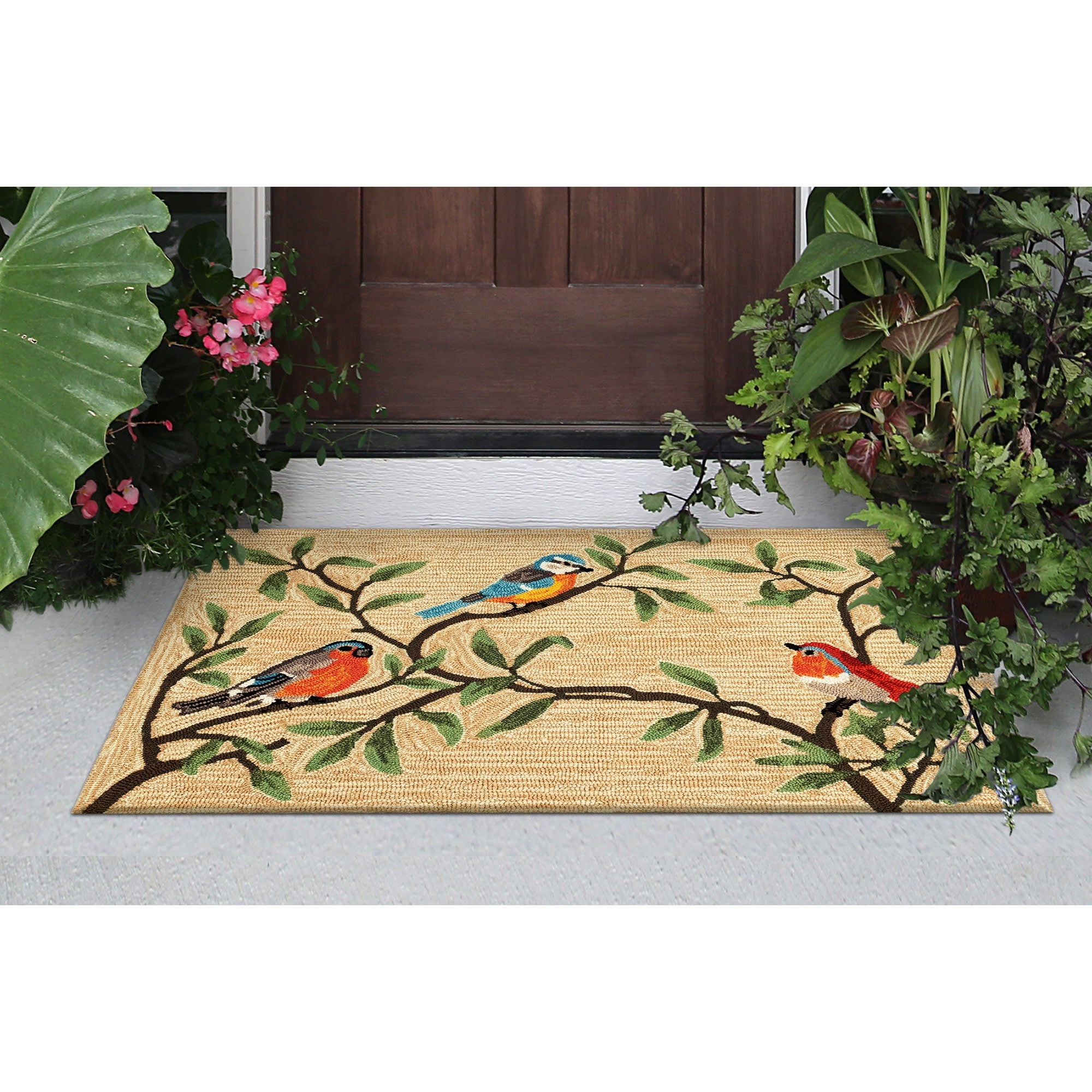 Ravella Birds On Branches Indoor/Outdoor Area Rug