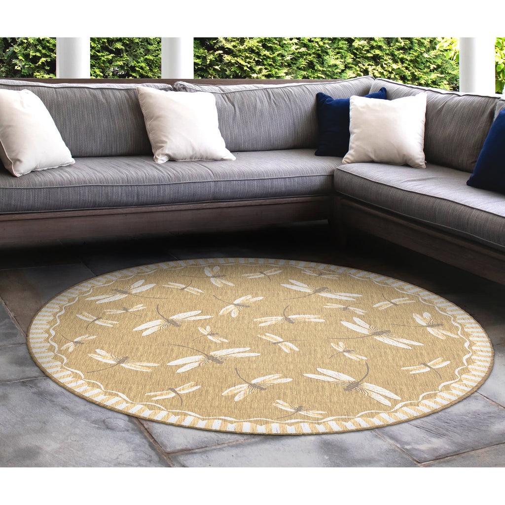 Carmel Dragonfly Indoor Outdoor Area Rug