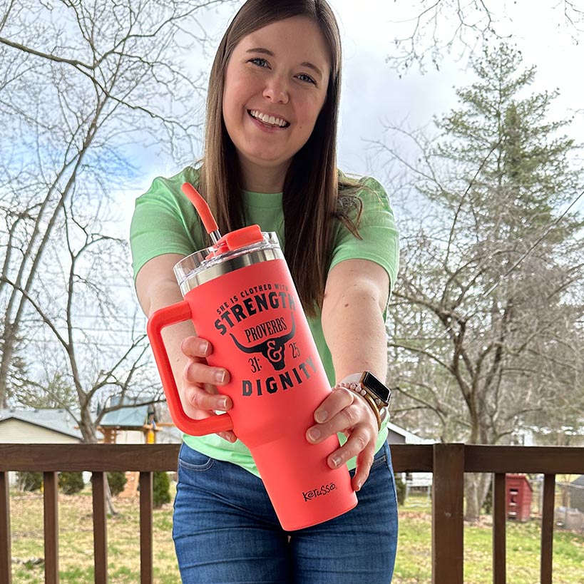 40-Oz Blessed and Refreshed Tumbler