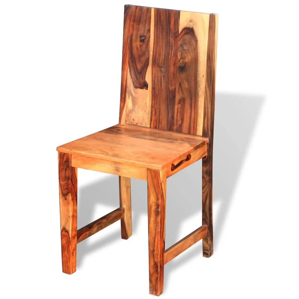 4 pcs Solid Sheesham Wood Dining Chairs A794