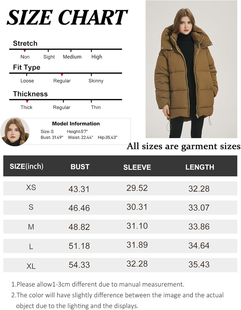 Black Hooded Quilted Puffer Jacket H423431