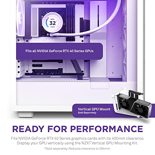 Black ATX Mid Tower PC Gaming Case with Tempered Glass Side Panel H676495