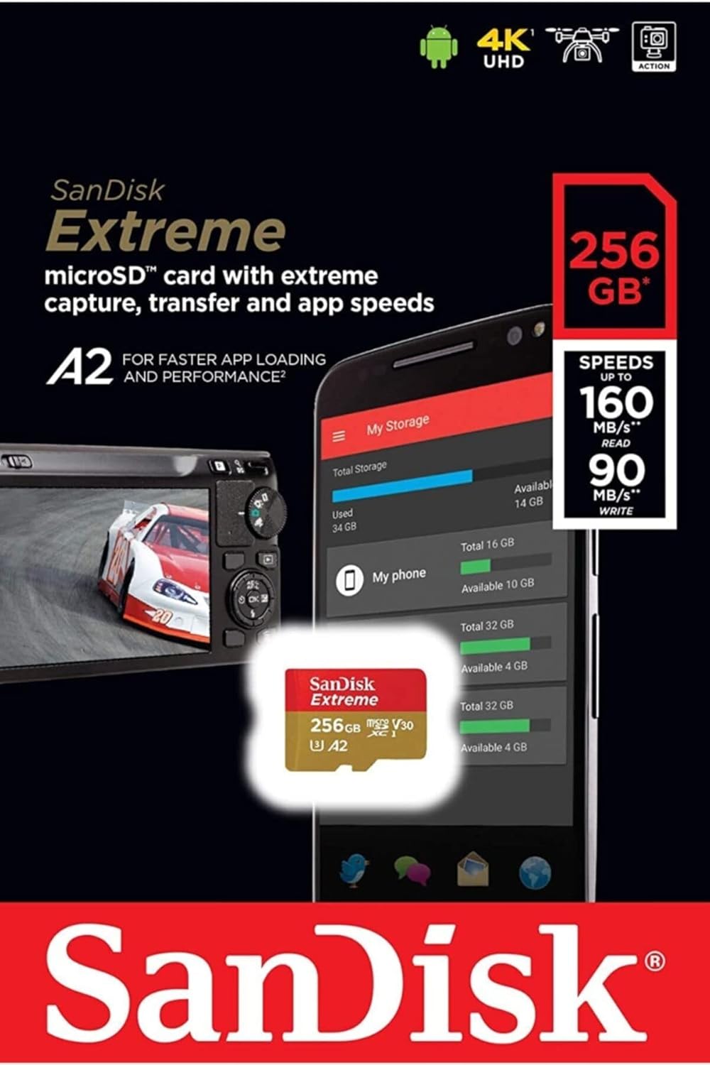 256GB MicroSDXC UHS-I Memory Card F8173